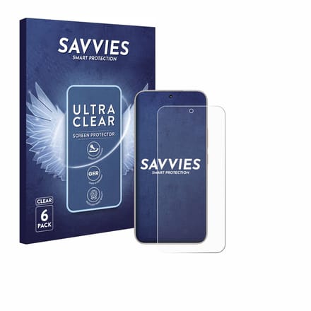 Savvies - Screenprotector voor Honor 400 - Folie Beschermfolie transparant 6 Stuks