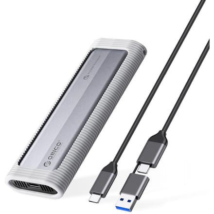 ORICO AXM2S-G2-V1 M.2 NVME/NGFF USB-C/USB-A to USB-C 6Gb/s / 10Gb/s Disk Caddy - Gray