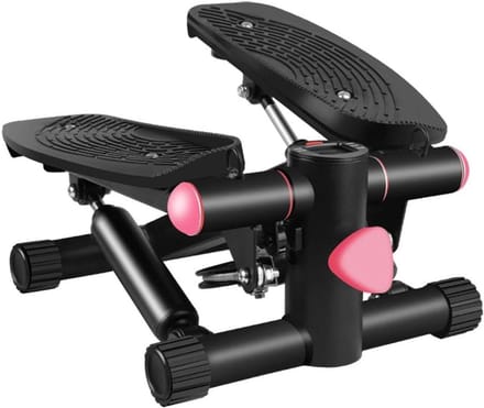 Huishoudelijke Stepper - Mini Loopband - Spieraanpassing Training - Multifunctioneel Display - Compact Ontwerp - Zwart