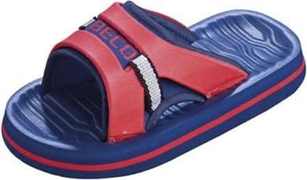 Beco Badslippers Junior Blauw/rood Maat 24