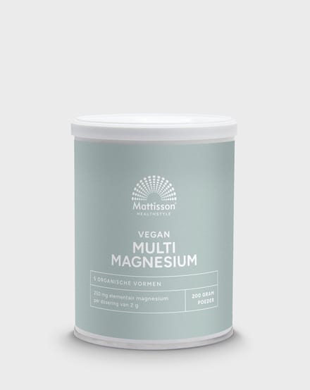Mattisson - Multi Magnesium poeder - 250 mg complex - 200 gram
