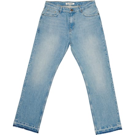 2y Studios Arun Open Hem Straight Jeans Broek Blauw