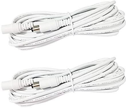 Verlengkabel 1 m DC 12 V 2 stuks 5,5 mm x 2,1 mm voor ledstrip en CCTV