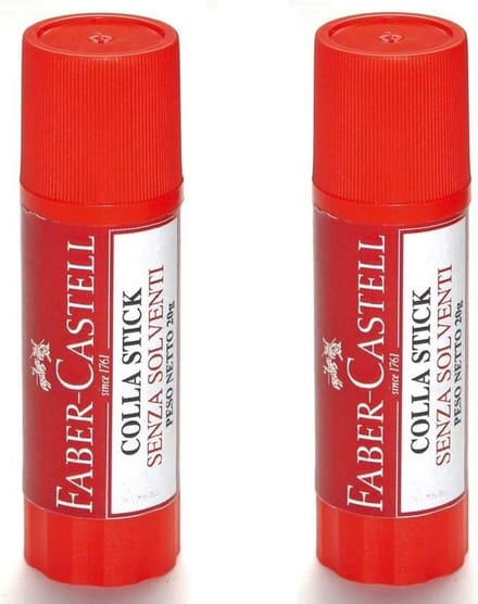Lijmstiften Set van 2 (20g) - Oplosmiddelvrij en Niet-giftig - Ideaal voor Papier en Karton
