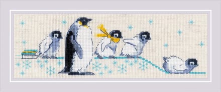 Borduurpakket Pinguïns