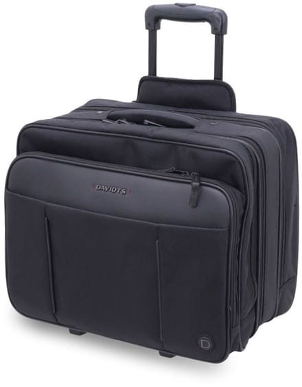 Davidt's Business Laptop trolley 17 inch - Grote Werk Koffer - Piloten Koffer