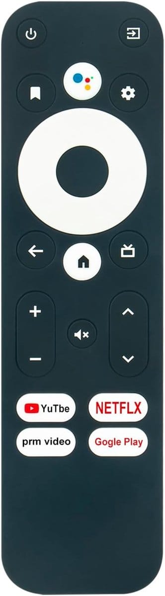 Universele Voice Afstandsbediening voor Android 4K HDR Streaming Media Players, Werkt direct