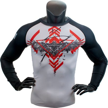 Super Pro Combat Gear Rashguard LongSleeve RAVEN Extra Large