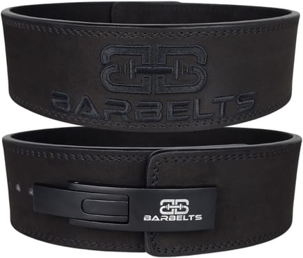 Lever belt 10mm 3D Zwart - Powerlift riem