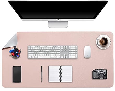 Grote Bureau Onderlegger - Dual-Side PU Leer Muis Mat (90 x 43 cm) - Waterdicht en Multifunctioneel