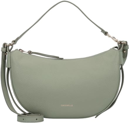 COCCINELLE Leren handtas schoudertas C-Easy Handle Bag Greenery mintgroen