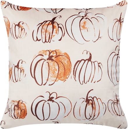 CUCURBITA - Sierkussen - Beige - 45 x 45 cm - Fluweel