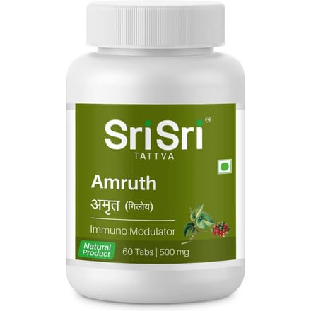 Amrut (Goeduchi) (60 tabbladen, 500 mg), Amruth, Sri Sri Tattva
