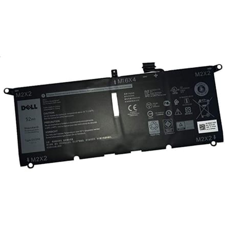 Dell Original XPS 13 (9370 9380) / Latitude 3301 4-Cell 52Wh Battery - DXGH8