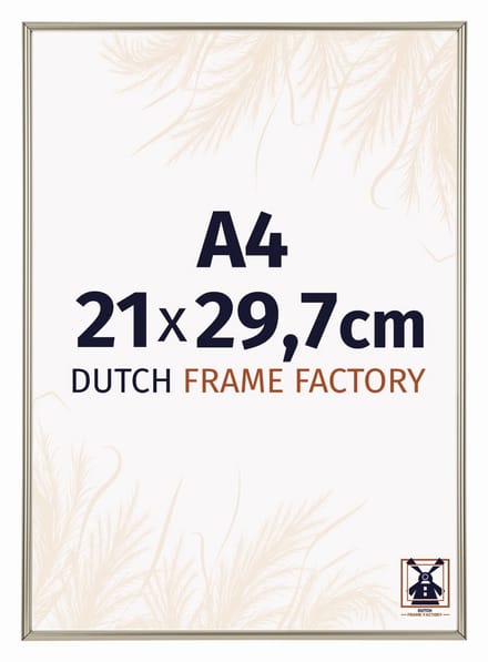 Fotolijst A4 21x29,7 cm - Kunststof - Champagne - Angers