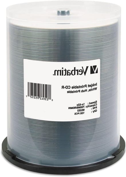 CD-R Blanco Discs - Lege CD's - Data Opslaan - Inkjet Printbaar - 100 stuks - Wit