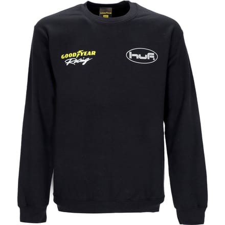 F1 herensweater met ronde hals X Goodyear zwart