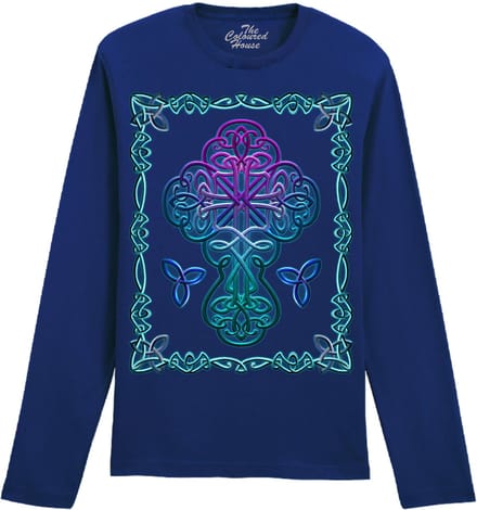 Celtic Cross The Coloured House Longsleeve T-shirt L