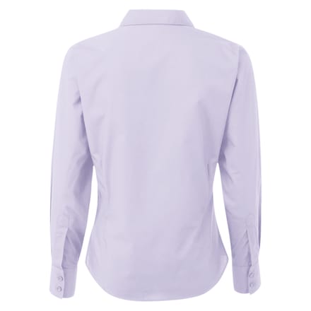 Premier Dames/Dames Popeline Blouse met Lange Mouwen (Lila)