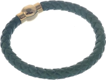 Behave - groene armband met magneetsluiting - casual uniseks stijl
