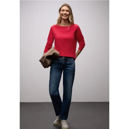Shirt in effen kleur