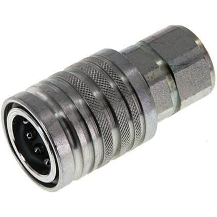Stalen DN 12.5 Hydraulische Koppeling Snelkoppeling M22x1.5 Binnendraad ISO 7241-1 A D 20.5mm