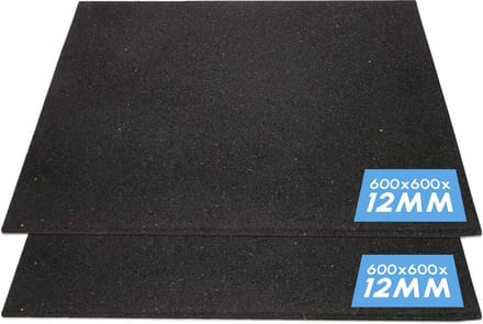 Bodo® 2 x Anti Trillingsmat Wasmachine en droger - 60x60x1.2cm