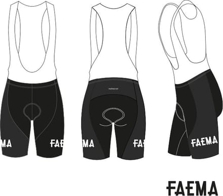 Retro Wielerbroek Faema - REDTED - XL