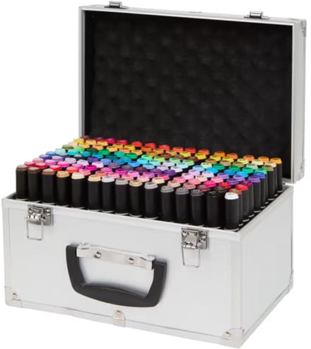 DécoTime twinmarkers in koffer - 150 stuks