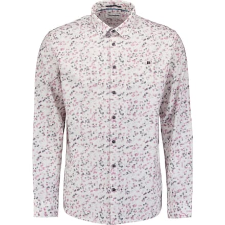 No Excess Shirt stretch allover printed mauve