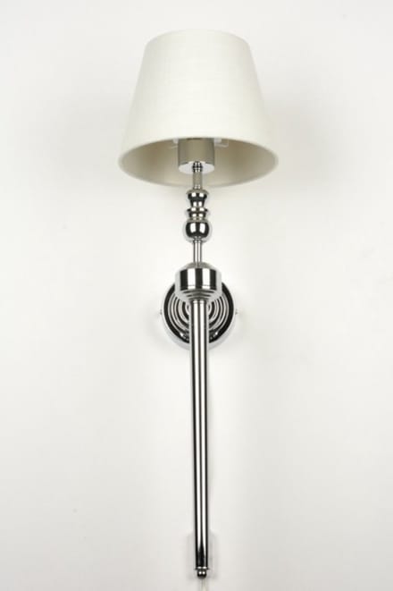 Lumidora Wandlamp 71585 - Voor binnen - MINKA - E27 - Chroom - Creme - Metaal