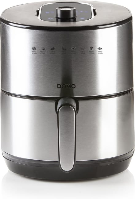DOMO DO530FR Airfryer XL- Heteluchtfriteuse met LCD display - RVS