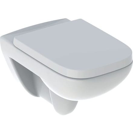 Geberit Renova Plan Set wall-hung WC, washdown, rimfree, with WC seat 500.817.00.1