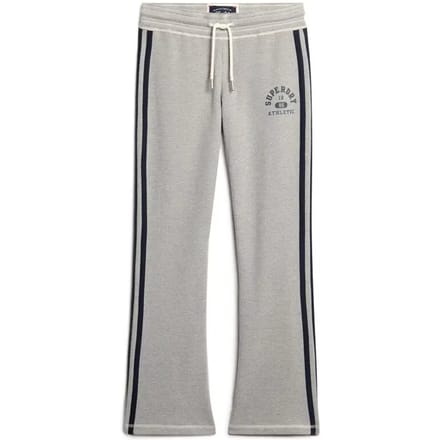 Vrouwelijke flared joggingbroek met strepen Superdry Athletic Essentials