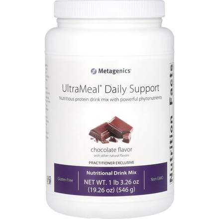 Metagenics, UltraMeal Daily Support, Chocolat, 1 lb 3,26 oz (546 g)