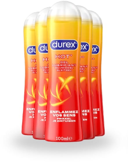 Durex Verwarmende Glijmiddel - 100 ml x5
