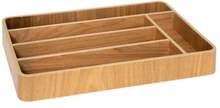 Populieren en bestekbak ronde hoeken Five® - Hout - Sorteervakken