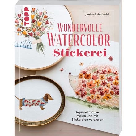 Boek "Wundervolle Watercolor Stickerei"