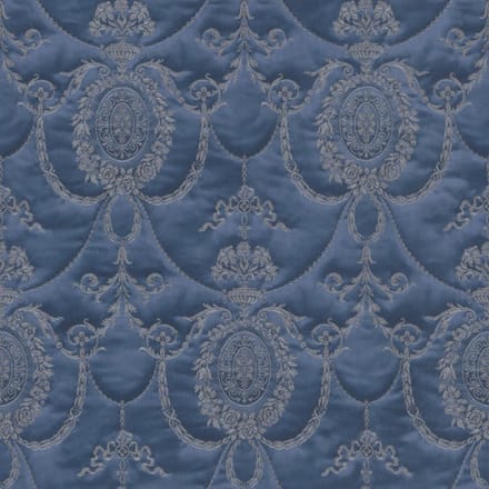 KLASSIEK BLAUW BAROK BEHANG 532159