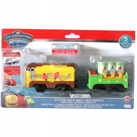 Chuggington Frostini Gemotoriseerde Trein - Geluid & Licht, 11cm