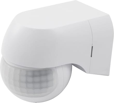 Bewegingsmelder Buiten en Binnen - Infrarood Sensor met 180° Hoek en 12m Bereik