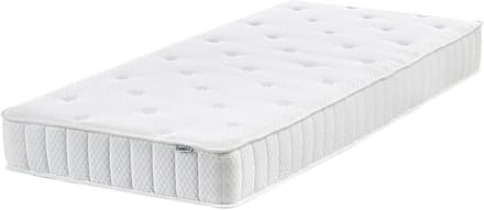 DUO - Pocketveringmatras - Wit - 80 x 200 cm - Polyester