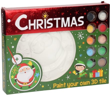 Wins Holland 3D-tegel schilderen kerst knutselset 17,5 cm creatief.