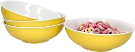 Set van 4 kommen 18cm geel Doppio - Ritzenhoff 64261