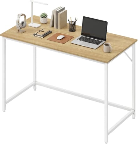 VASAGLE - Bureau - Compact Computerbureau - Metalen Frame - Voor Studeerkamer Slaapkamer