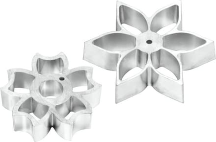 Plate-it buñuelos rosettes opzetstuk - Flower Power - 2-delige set