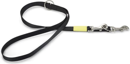 Beeztees Uni - Hondenriem - Zwart - 200 cm x 20 mm