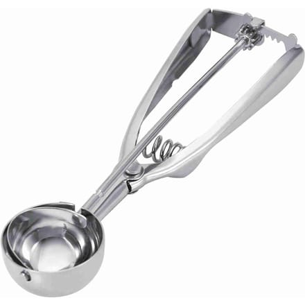 Roestvrijstalen IJsschep Koekjesschep IJsschep met Trigger(4 cm doorsnee) L gray