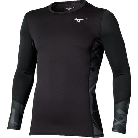 Mizuno Virtual Body G5 Lange Mouwen Basislaag Zwart XL Man