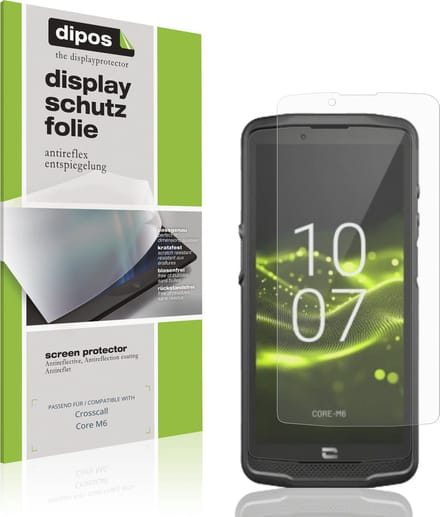 dipos – 4x Matte Beschermfolie geschikt voor Crosscall Core M6 | Krasbestendige & antireflecterende Screenprotector Ultra-Thin